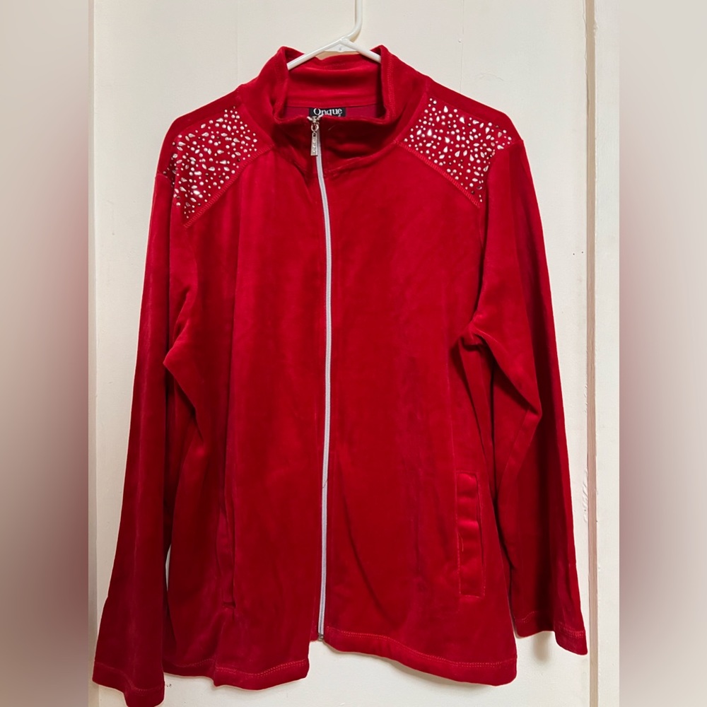 Velour Zipup